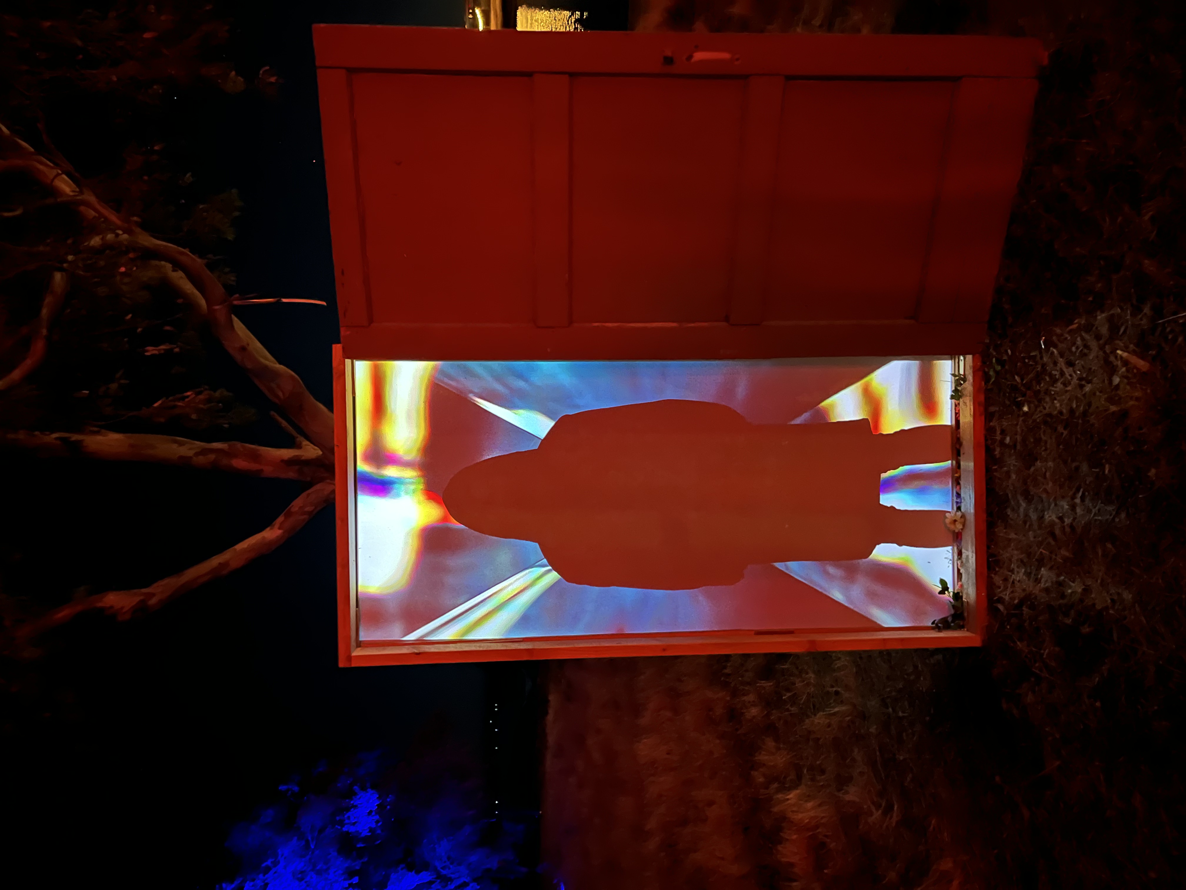 All Day I Dream Stockton — visitor in red sweater